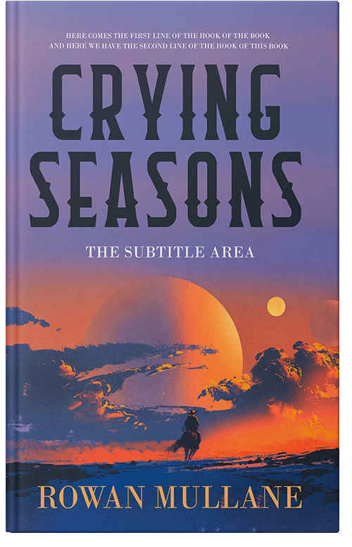 Front view of Premade Surreal Book Cover - Kimberly