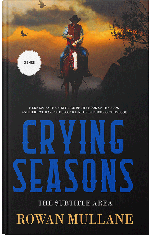 Front view of Premade Action & Adventure Book Cover - Brandy Punch