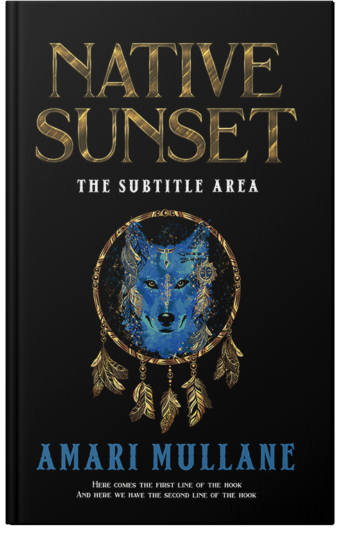 Front view of Premade Paranormal & Urban Book Cover - Woodsmoke