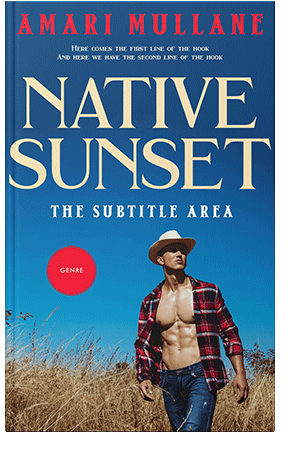 Pre Made Book Cover Tan