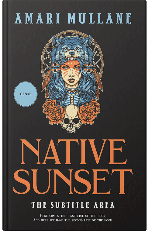 Front view of Premade Paranormal & Urban Book Cover - Thunder