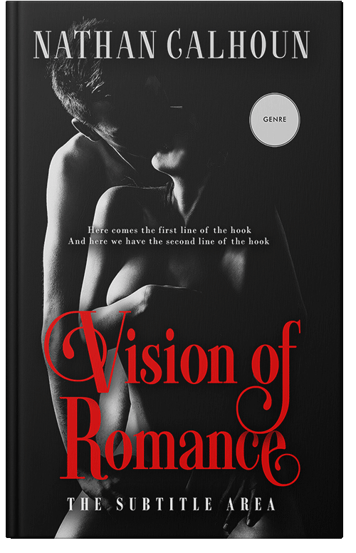 Front view of Premade Erotica Book Cover - Chestnut Rose