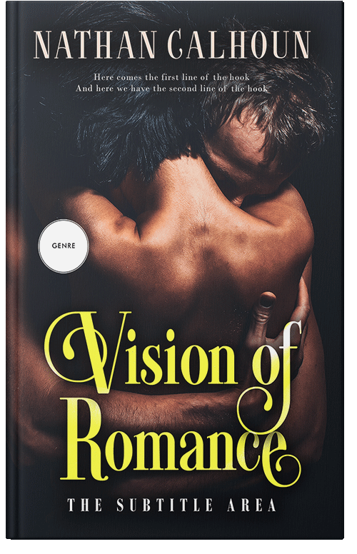 Front view of Premade Erotica Book Cover - Harvest Gold