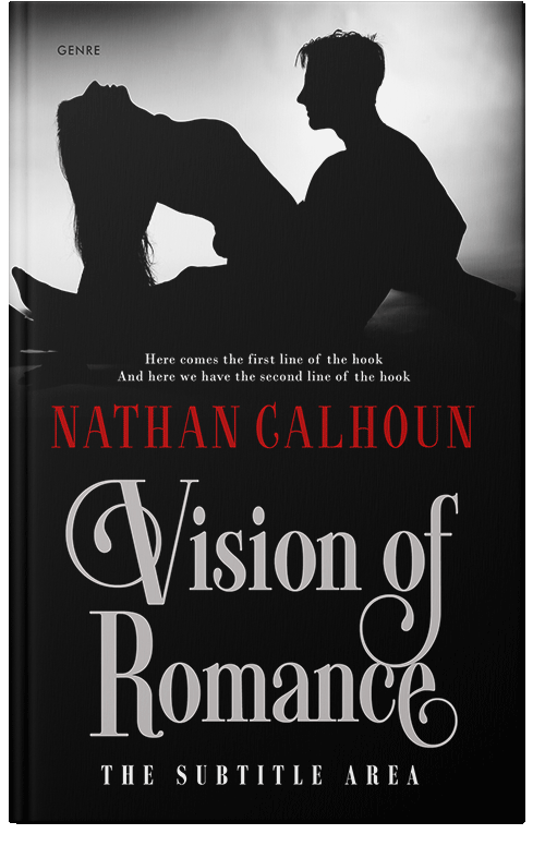 Front view of Premade Erotica Book Cover - Cod Gray