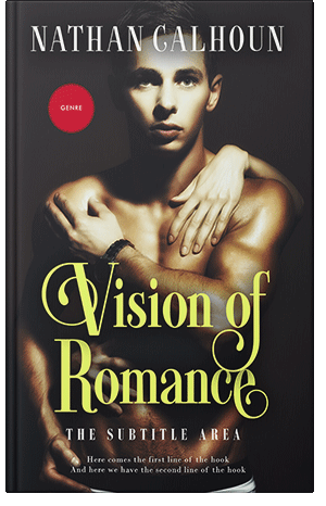 Premade Book Cover Straw