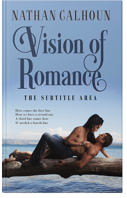 Front view of Premade Erotica Book Cover - Polo Blue