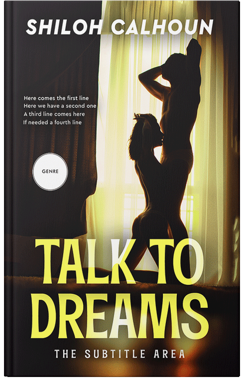 Front view of Premade Erotica Book Cover - Oil