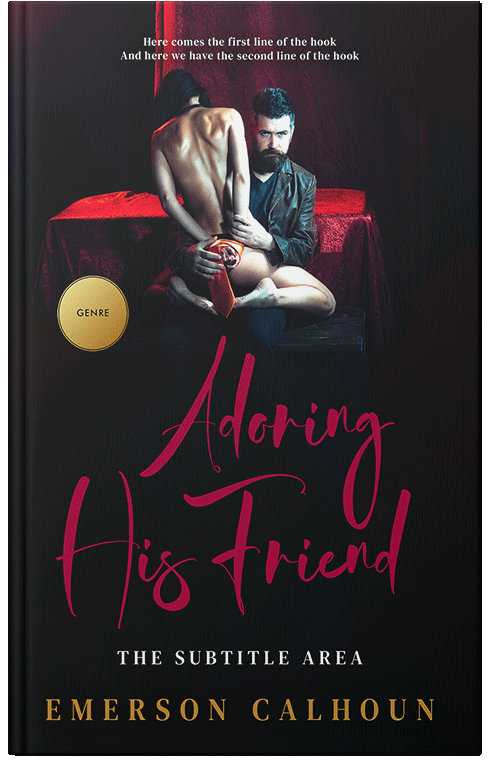 Front view of Premade Erotica Book Cover - Woodsmoke