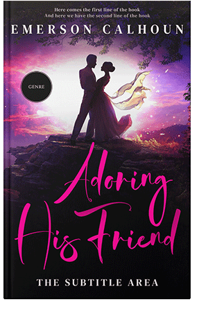 Pre Made Book Cover Ebony