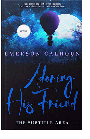 Pre Made Book Cover Ebony