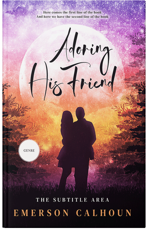 Front view of Premade Romance Book Cover - Beauty Bush