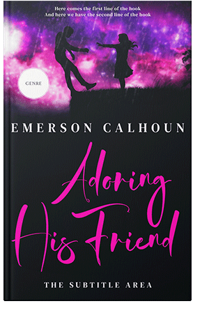 Pre Made Book Cover Orchid