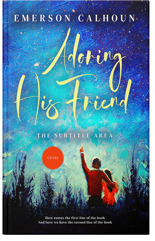 Front view of Premade Romance Book Cover - Thistle Green