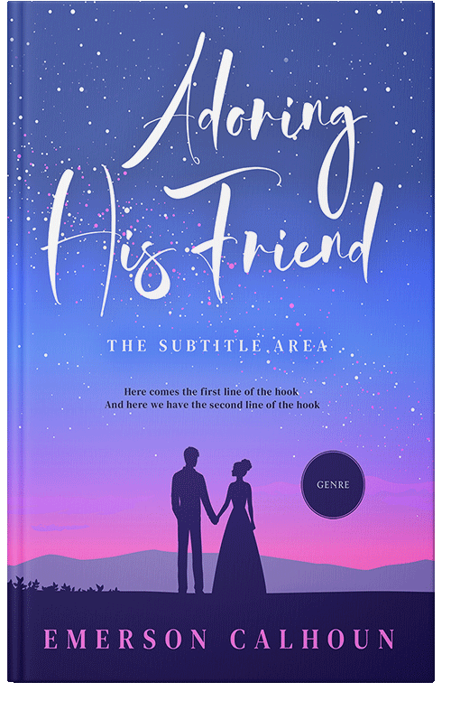 Front view of Premade Romance Book Cover - San Marino