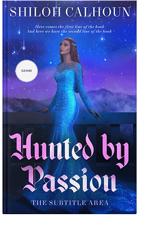 Pre Made Book Cover Persian Blue