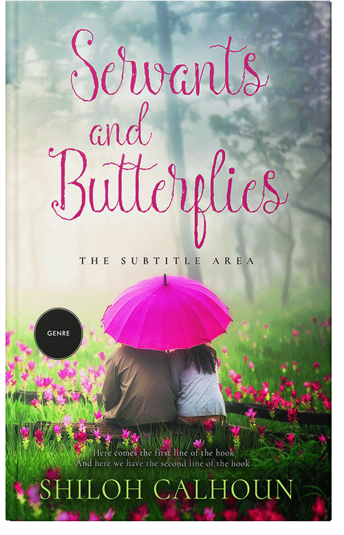 Front view of Premade Romance Book Cover - Moon Mist