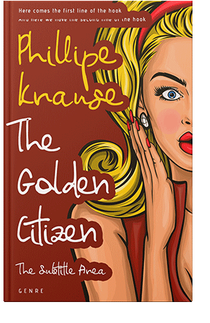 Pre Made Book Cover Sandy brown