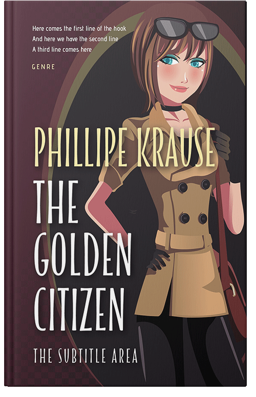 Front view of Thunder #13434 - Premade Teen & Young Adult Book Cover