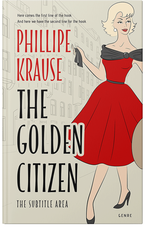 Front view of Premade Historical Book Cover - Satin Linen