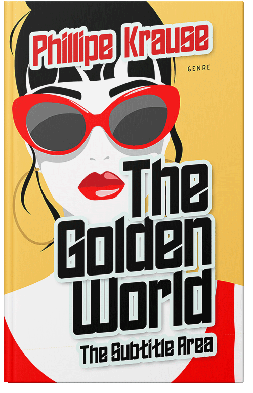 Front view of Premade Chick Lit Book Cover - Raffia