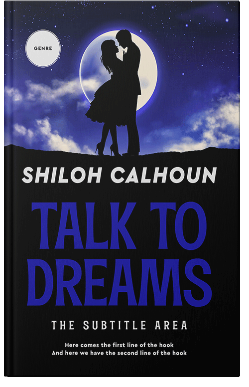 Front view of Premade Romance Book Cover - Mischka