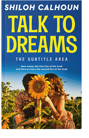 Pre Made Book Cover Venice Blue