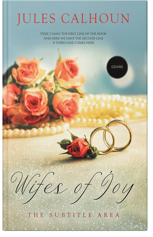 Front view of Premade Romance Book Cover - Pale Leaf