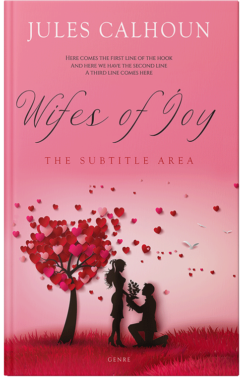 Front view of Premade Romance Book Cover - Mauvelous
