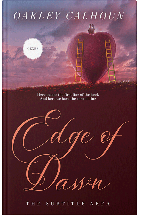 Front view of Premade Romance Book Cover - Cab Sav