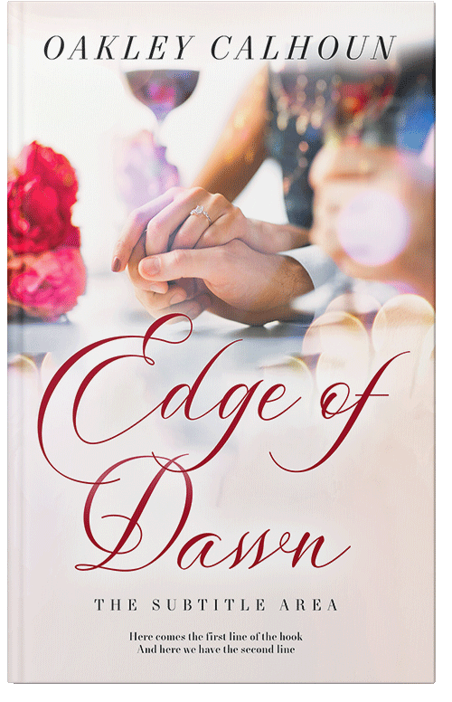 Front view of Premade Romance Book Cover - Dawn Pink