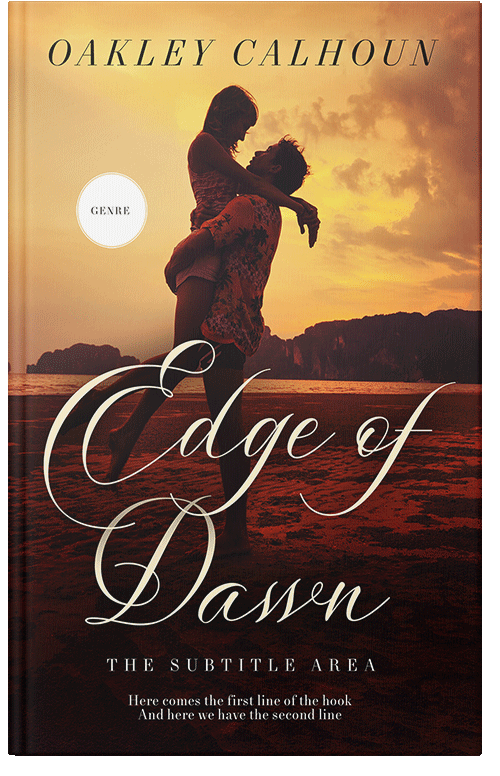 Front view of Premade Romance Book Cover - Coffee Bean