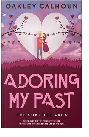 Pre Made Book Cover Claret