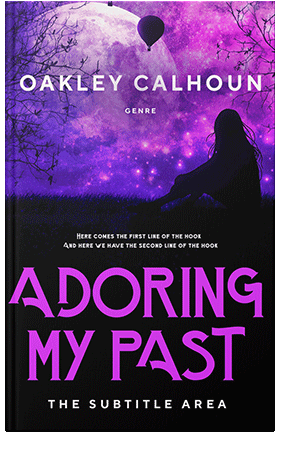 Pre Made Book Cover Ebony