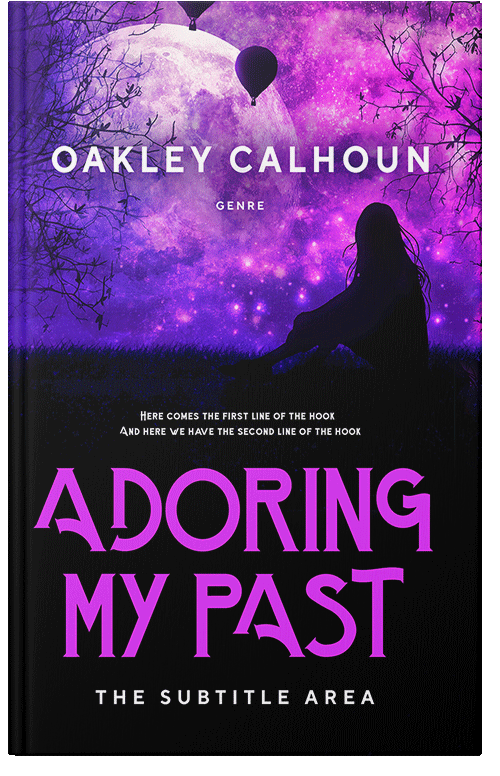 Front view of Premade Romance Book Cover - Ebony