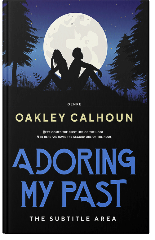 Front view of Premade Romance Book Cover - White Rock