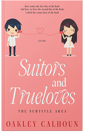 Pre Made Book Cover Sweet Pink