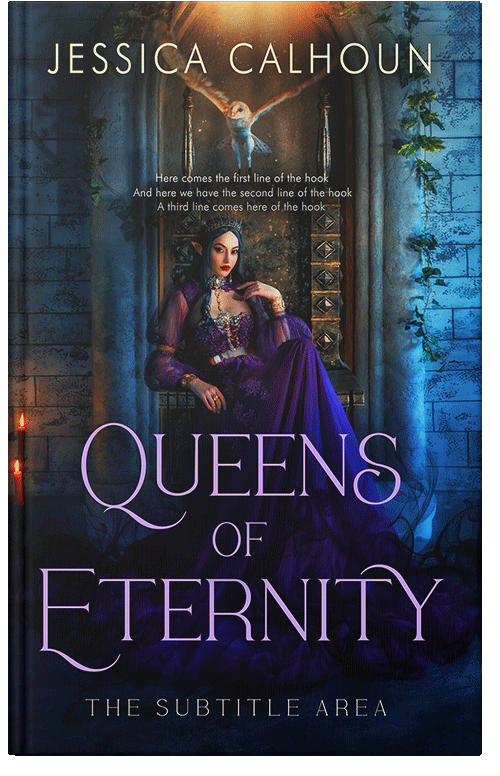 Front view of Premade Fantasy Book Cover - Cinder