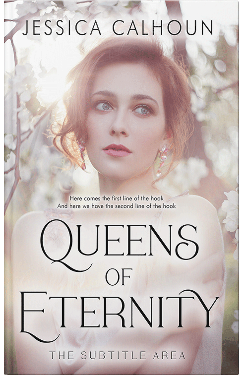 Front view of Premade Chick Lit Book Cover - Pearl Bush