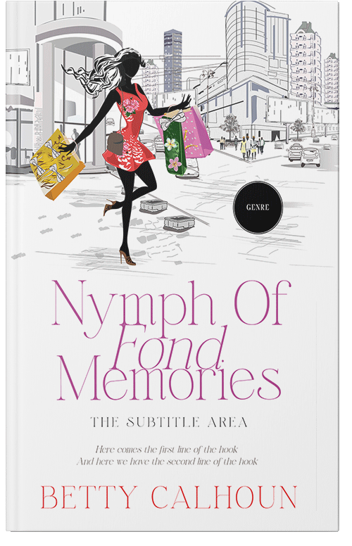 Front view of Premade Chick Lit Book Cover - Bon Jour