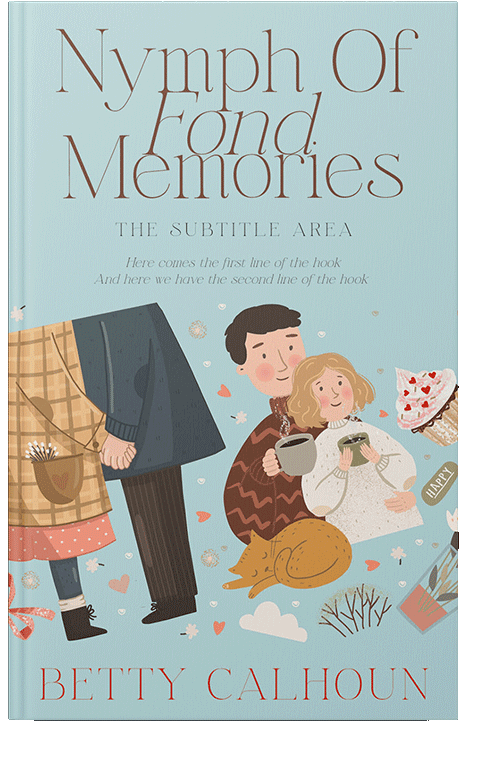 Front view of Nebula #13529 - Premade Romance Book Cover