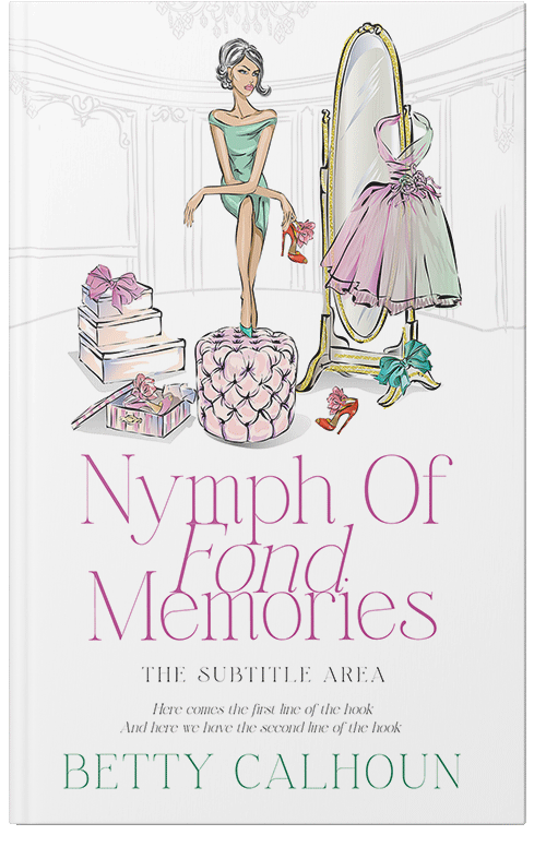 Front view of Premade Chick Lit Book Cover - Ebb