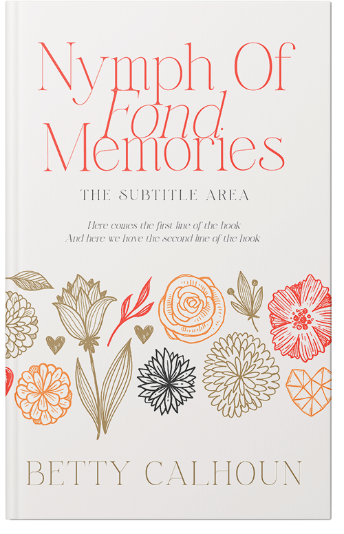 Front view of Premade Romance Book Cover - Merino