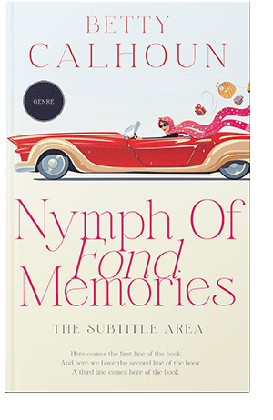 Pre Made Book Cover Ecru White