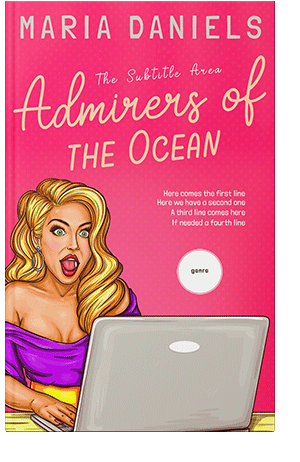 Pre Made Book Cover Radical Red