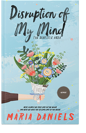 Pre Made Book Cover Powder Blue