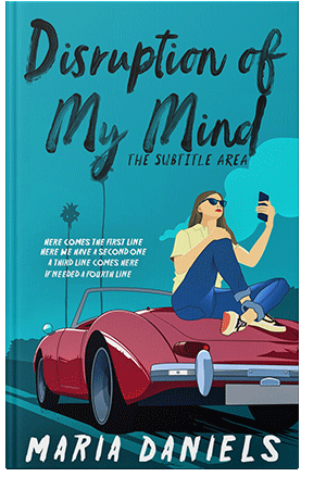 Pre Made Book Cover Blue Chill