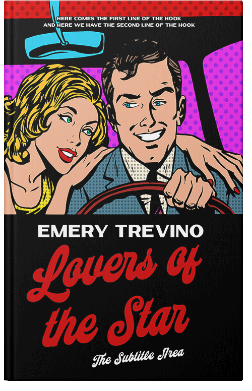 Front view of Premade Romance Book Cover - Cod Gray