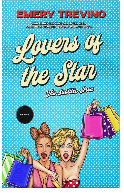 Front view of Premade Business Book Cover - Bright Turquoise