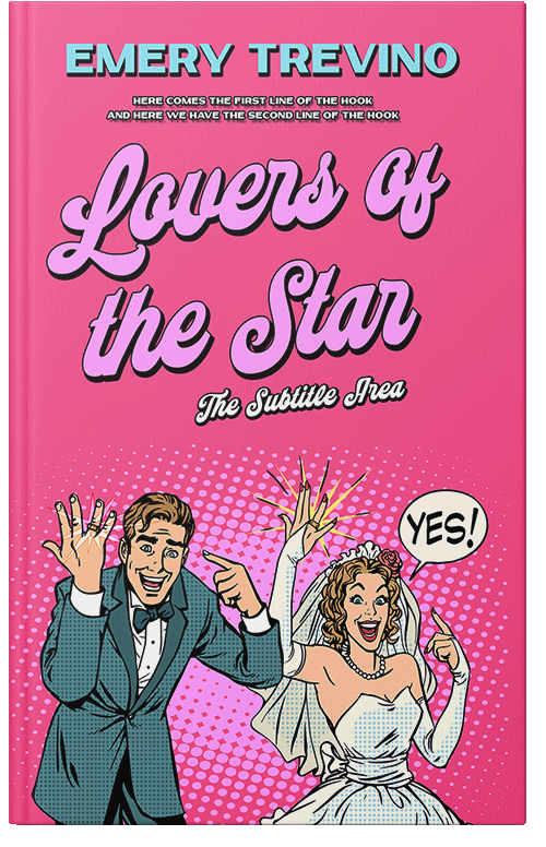 Front view of Outer Space #13562 - Premade Romance Book Cover