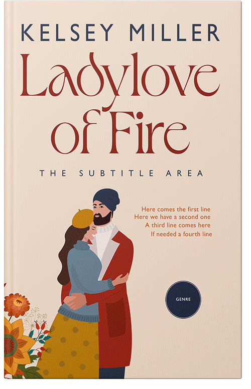 Front view of Premade Chick Lit Book Cover - Janna